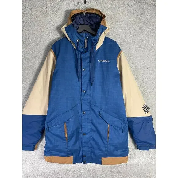 O'Neill Seb Toots Freedom Series‎ Snowboard Jacket XL Blue Tan